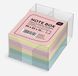 Interdruk Memo Cube - Loose Sheets in a Plastic Holder - 85 x 85 x 35 mm (~350 Sheets) - Coloured