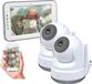ELRO BC3000-2 Babyfoon Royale - met 12,7 cm Touchscreen Monitor HD & Gratis App - Met extra camera - Voor 2 kinderen - Incl. Geluidsdetectie, Voedingsalarm en Temperatuursensor