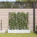 Maison Exclusive - Set van 3 plantenbakken voor de tuin, wit, 120 x 40 x 126 cm, gemaakt van PP (polypropyleen)