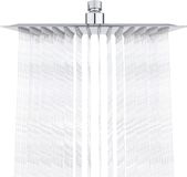 Merkloos / Sans marque Vierkante RVS Regendouchekop 25cm - Luxe Chroom Afwerking