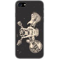 Apple iPhone 7 Stay rock bedrukt siliconen hoesje
