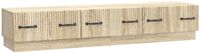 vidaXL TV-kast met lade Sonoma Eiken 147 x 34,5 x 27 cm Bewerkt hout