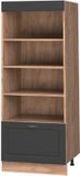 Vicco Keukenrek Fame-Line, Anthrazit-Gold Landhaus/Goudkleurig Eiken, 60 cm