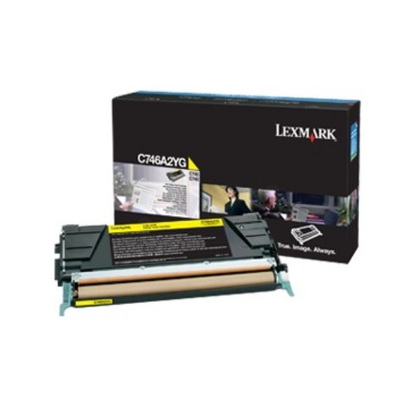 Lexmark C746A3YG - Gele tonercartridge - 1 stuk