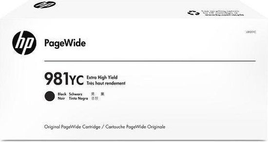 HP 981YC Extra High Yield Black Original PageWide Cartridge