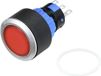 TRU COMPONENTS TC-9219064 Druktoets 250 V/AC 3 A 1x uit/(aan) Moment (Ø) 25 mm IP40 Rood