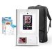 HP Sprocket Fotobooth Machine Instant Kleur Foto Printer (Wit) STARTER Bundel + Zink Papier (100 Vellen) + Gepolsterde Draagtas