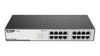 D-Link GO-SW-16G - Netwerkswitch - Unmanaged - 16 Poorten - Gigabit - 19 inch rackmount