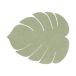 LIND DNA Set de table Monstera Leaf Nupo L Vert olive