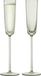 LSA Champagne Theatre Flûte à champagne - 120ml - Ensemble de 2 - Vert