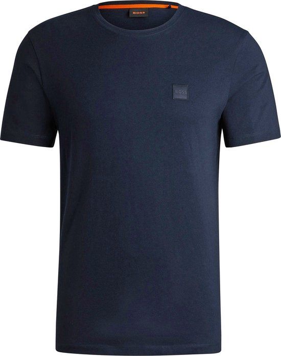 BOSS Tales T-shirt Heren - Navy - Maat L - Regular-fit