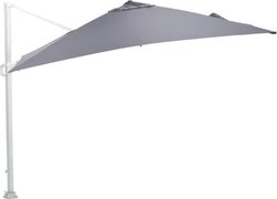 Garden Impressions Hawaii Zweefparasol 300x300 cm mat white-licht grijs