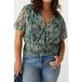 BA&SH Kort T-shirt Groen Maat: S