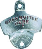 APS Crown kurkentrekker, kurkentrekker, flesopener, voor wandmontage, massief metaal, 7 x 8,5 cm, hoogte 3 cm