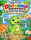 My First Dinosaur Adventure Coloring Book
