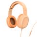 Hama Hoofdtelefoon, bekabeld, on Ear Fun C, Supra-Aural, geïntegreerde microfoon, USB-C-kabel 1,2 m, voor muziek, kantoor of gaming, spraakbesturing Siri en Google Assistant, oranje
