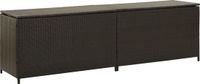 vidaXL Tuinbox 200x50x60 cm poly rattan bruin