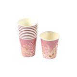 Homéa Set van 10 papieren bekers, 23 cl, Pampa