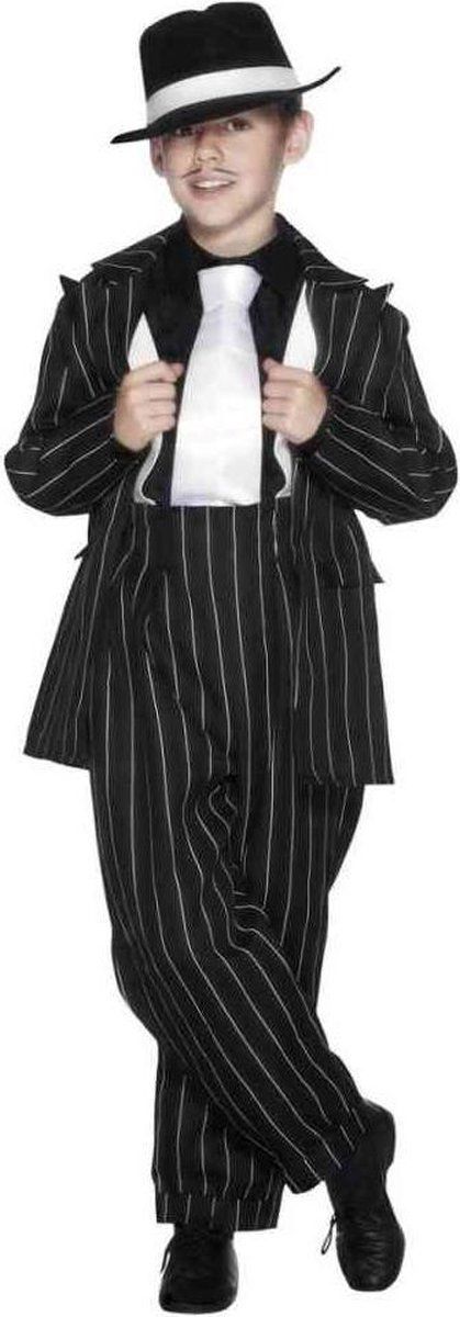 Smiffys Kinder Zoot Suit Zwart - Kids tm 14 jaar - 5020570540176