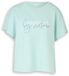 Tom Tailor T-shirt coupe ample avec imprimé - Taille L - bleu brume