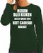 Bellatio Decorations Shoppartners Bv Groene foute Kersttrui / sweater - Kerst is blij kijken / kut cadeau - dames - Kerstkleding / Christmas outfit XS