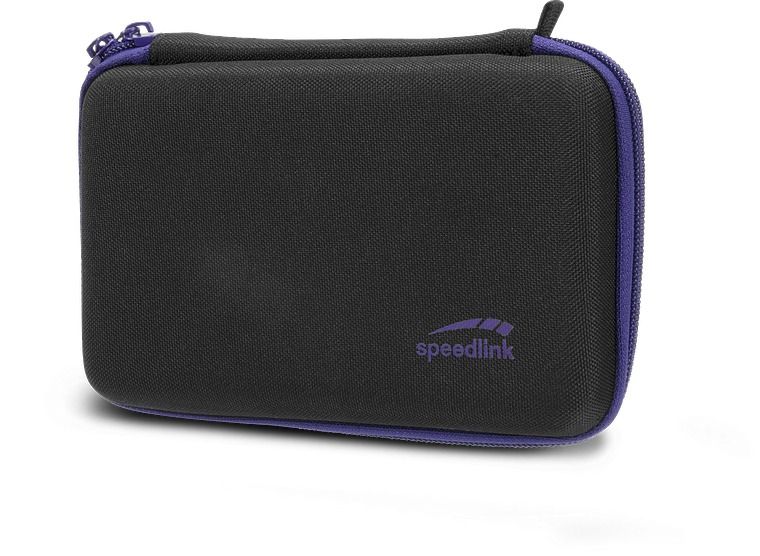 Speedlink Caddy - Draagbare gameconsole-behuizingen - Zwart, Paars