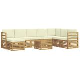 vidaXL - Massief Acacia Hout Sofa-Set