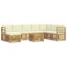 vidaXL - Massief Acacia Hout Sofa-Set