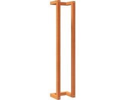 vidaXL Handdoekenrek - 23x18x110 cm - massief grenenhout - wasbruin