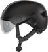ABUS HUD-Y ACE velvet black M - 54-58 cm - zwart - Geschikt voor gebruik op elektrische fietsen - stadsfietsen
