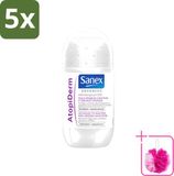 Sanex Advanced Atopiderm Déodorant Roller - 50 ml - 5 pièces