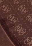 Guess Jacquard Scarf 70x180 Dames - Camel