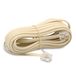 Telefoonkabel, spiraalkabel, 3 m, wit