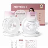 Momcozy S12Pro Quick Handsfree Borstkolf - 2 stuks - Roze/Wit