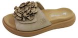 Rieker Damenschuhe Pantoletten Bequem Beige Freizeit