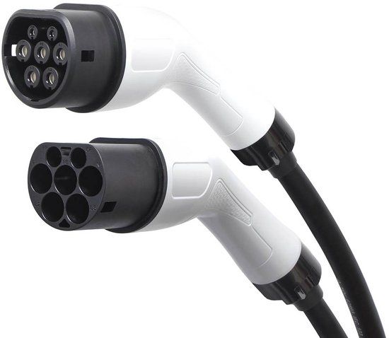 Energenie Gembird Type 2 EV-Laadkabel 3,7 kW 16 A 1-Fase, 4 m | Mennekes Type 2 Stekker naar Type 2 Stopcontact | IP67 Spatwaterdicht