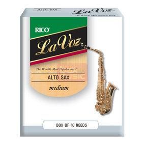 D'Addario Woodwinds RJC10MH La Voz rieten Alt-sax Medium Hard
