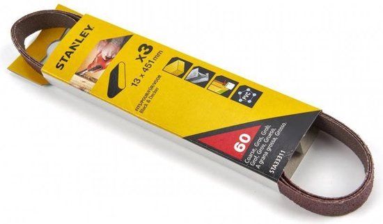 Stanley Schuurbanden voor Powerfile - Korrel 60 - 3 stuks - STA33311-XJ