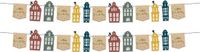 Folat Bv Sinterklaas Welkom Sint en Piet guirlandes en papier - 4 mètres - Multipack de 2