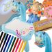 VERK GROUP Table éducative avec projecteur pour bébé - Bleu