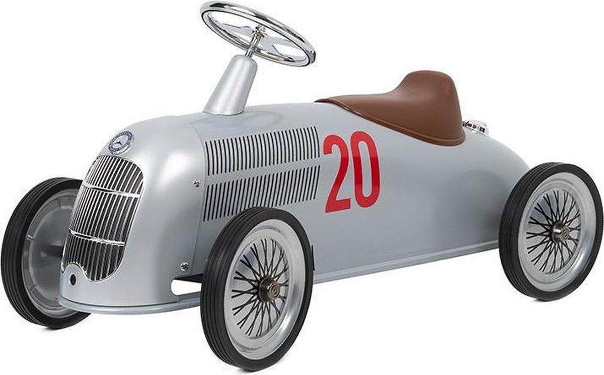 Baghera Rider Mercedes-Benz Loopauto - Klassiek Model - Grijs