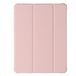 Compatibel iPad (10,2 inch) tabletbeschermhoes, Y-vormige vouwtas met pensleuf, kan ondersteunen, roze