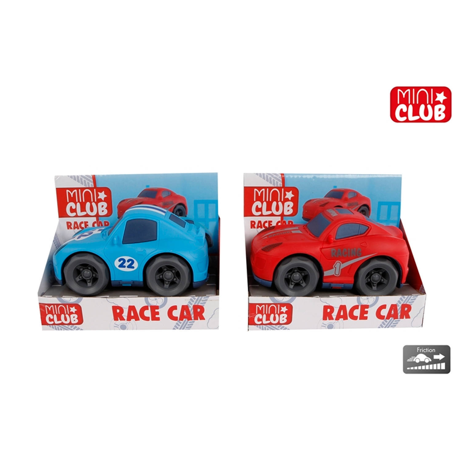 Mini Club racewagen 14,5cm