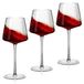 Omgoods - Set de 3 verres à vin en plastique, 440 ml