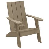 VidaXL Chaise de jardin Adirondack Polypropylène Marron