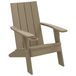 VidaXL Tuinstoel Adirondack Polypropyleen Bruin