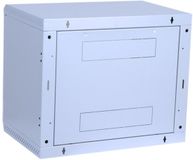 Triton 19" Rack Wall-mount 4U/500 glass door Wandrek Grijs