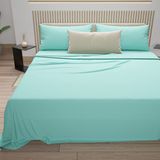 PETTI Artigiani Italiani beddengoedset, groen, 90x200
