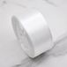 Ruban décoratif fait main, 40 mm x 22,8 mètres, blanc