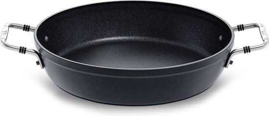 Fissler Adamant Serveerpan - Ø 28cm - Zwart - Anti-aanbaklaag - Geschikt voor alle warmtebronnen